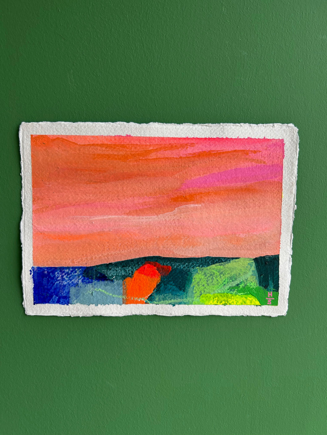A5 Landscape study 4