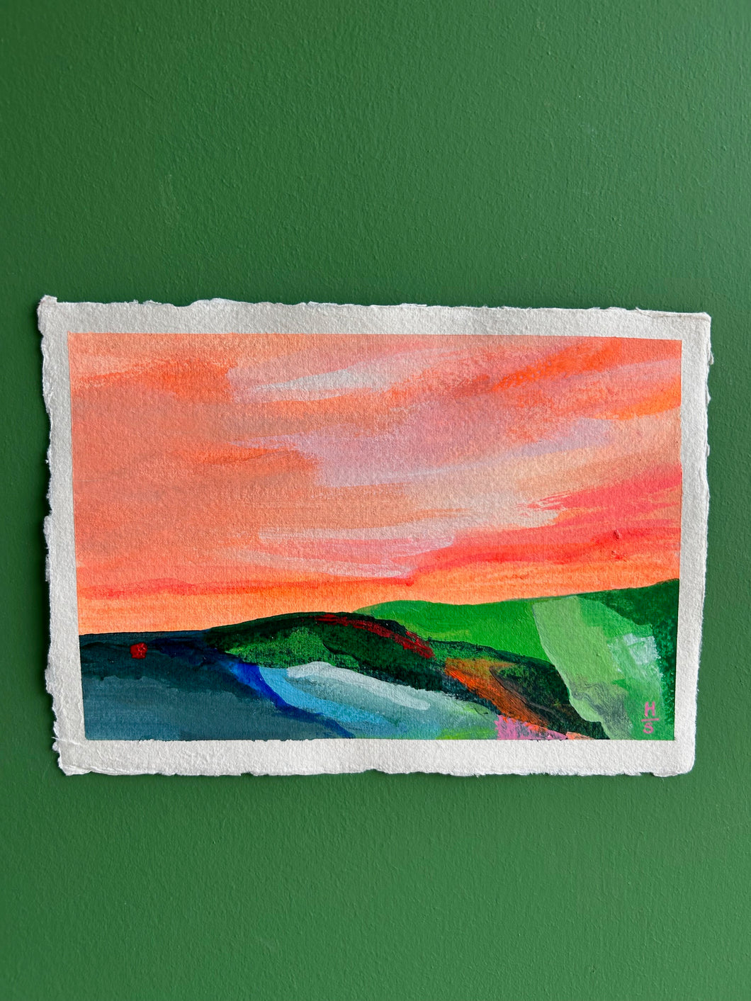 A5 Landscape study 3